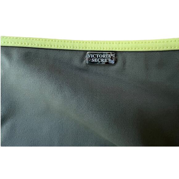 Victoria's Secret High Waist  Olive Green Yellow Bikini Bottom Large - Picture 3 of 4